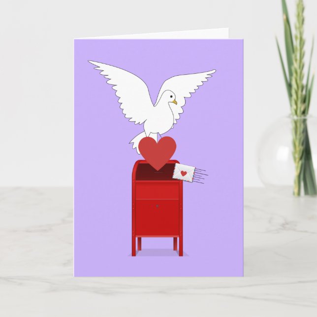 Carte Joyeux message de la Saint-Valentin (Devant)