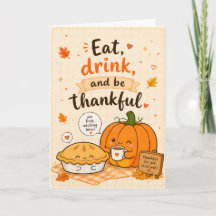 Joyeux message de Thanksgiving festif