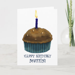 Carte Joyeux Muffin d'anniversaire