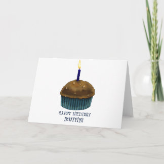 Carte Joyeux Muffin d'anniversaire
