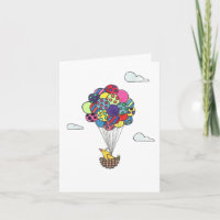 Joyeux nid d'oiseau de ballon à air chaud