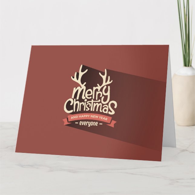 Carte Joyeux Noël (Devant)