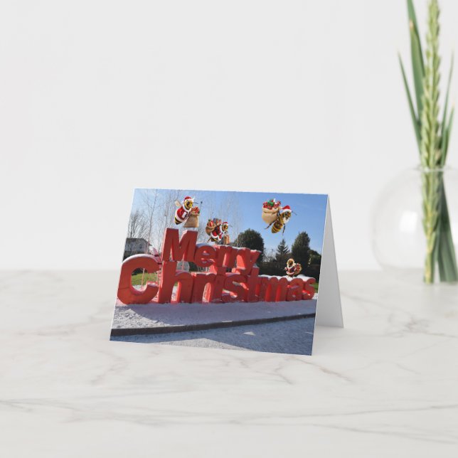 Carte Joyeux Noël. (Devant)