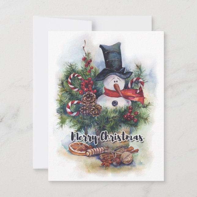Carte Joyeux Noël (Devant)