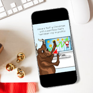 Carte Joyeux Noël à Jolly Bull Market