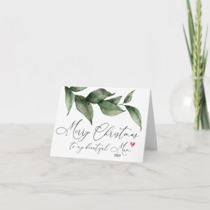Carte Joyeux Noël à ma mère Mère de fille