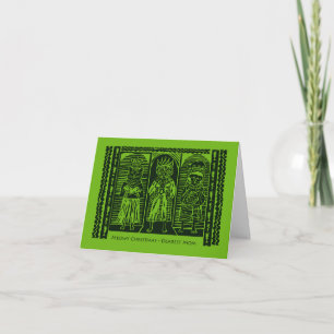 Carte Joyeux Noël à Maman, Trois Chats Sages, Mages