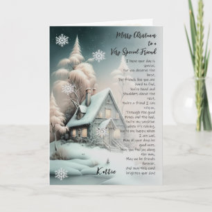 Carte Joyeux Noël à un ami très spécial Noël