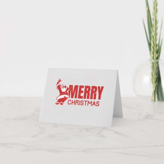 Carte Joyeux Noël Anton Christmas Card (Devant)