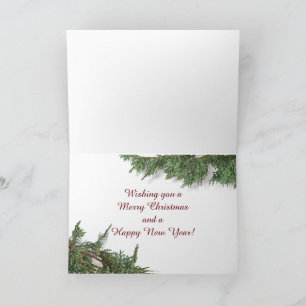 Carte "Joyeux Noël", Atlanta, Georgia Skyline