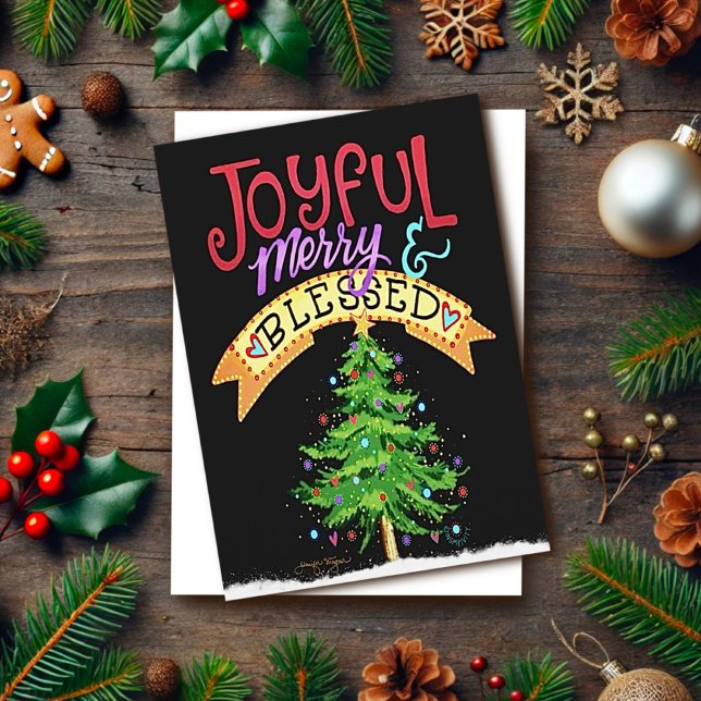 Carte Joyeux Noël Béni Moderne Inspirant (Créateur téléchargé)