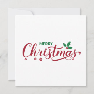 Carte Joyeux Noël calligraphie lettrage main