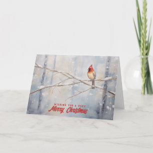 Carte Joyeux Noël Cardinal Christmas Card