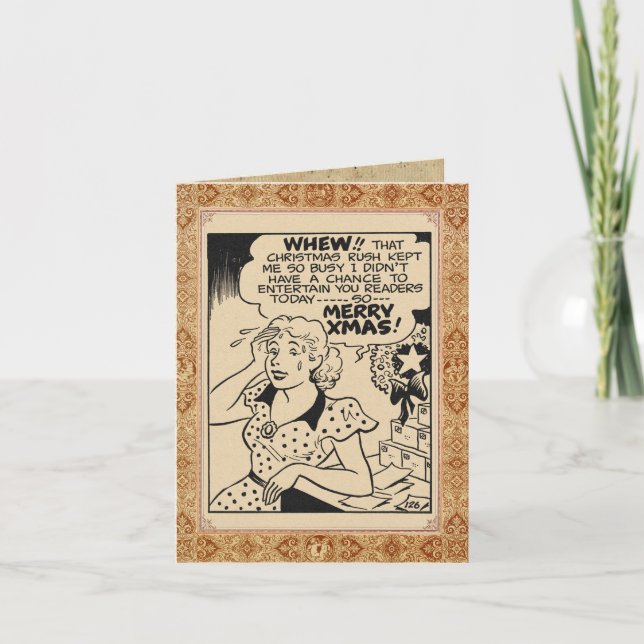 Carte "Joyeux Noël de Betty Brown" (Devant)