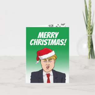 Carte Joyeux Noël de Donald Trump