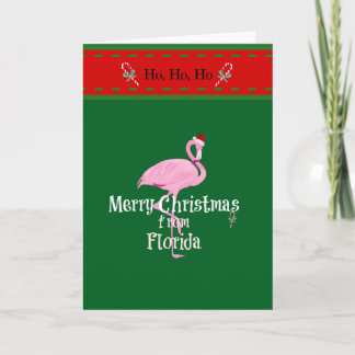 Carte Joyeux Noël de Floride