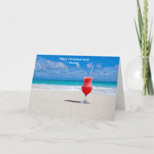 Carte Joyeux Noël de Floride