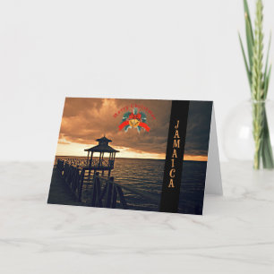 Carte Joyeux Noël de Jamaïque