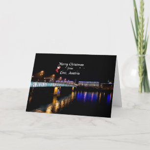 Carte Joyeux Noël de Linz, Autriche