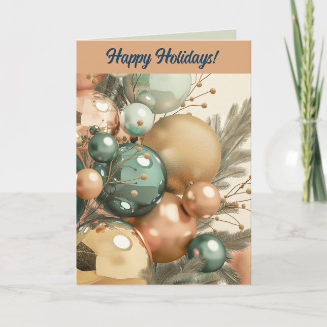 Carte Joyeux Noël de Noël (Devant)