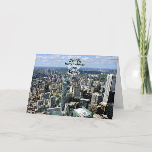 Carte Joyeux Noël de Toronto (Devant)