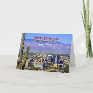 Carte Joyeux Noël de Tucson, Arizona,