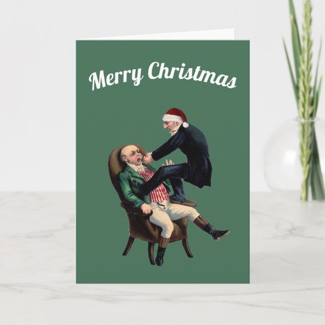 Carte Joyeux Noël Dentist (Devant)