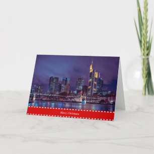 Carte Joyeux Noël depuis Francfort