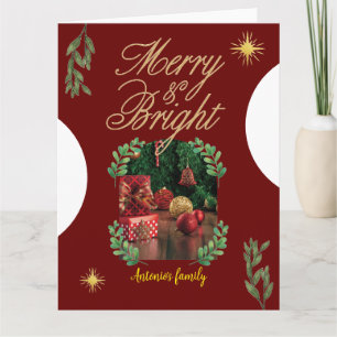 Carte Joyeux Noël drôle arche brillante Photo
