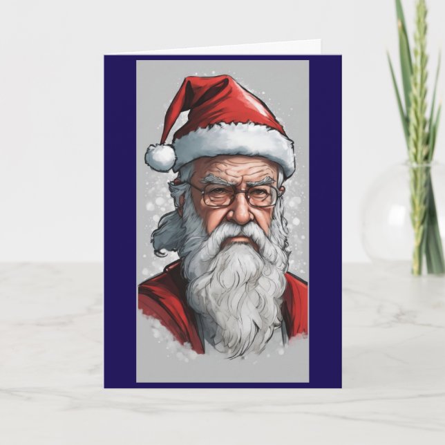 Carte Joyeux Noël drôle et politiquement incorrect (Devant)