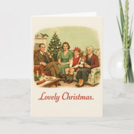 Carte Joyeux Noël - Drôle Vintage