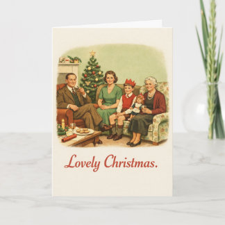 Carte Joyeux Noël - Drôle Vintage