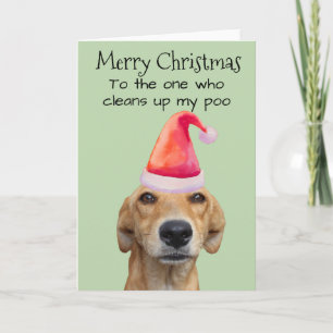 Carte Joyeux Noël Du Chien Drôle Humour