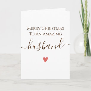 Carte Joyeux Noël du mari