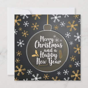 Carte Joyeux Noël et bonne année