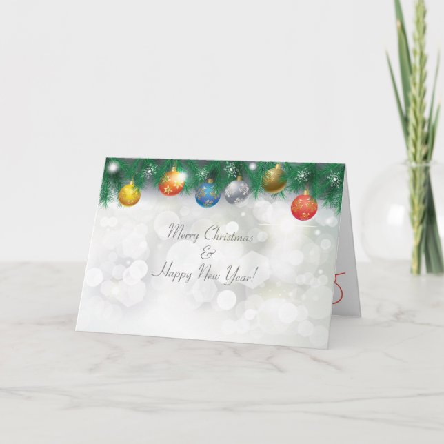 Carte Joyeux Noël et Bonne Année ! 2024 (Devant)