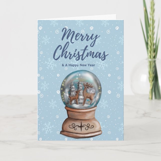 Carte Joyeux Noël et une bonne année (Devant)