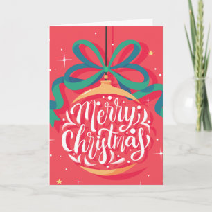 Carte Joyeux Noël fantastique Personnalisé   Noël