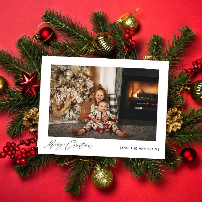 Carte Joyeux Noël instantanée photo (Créateur téléchargé)