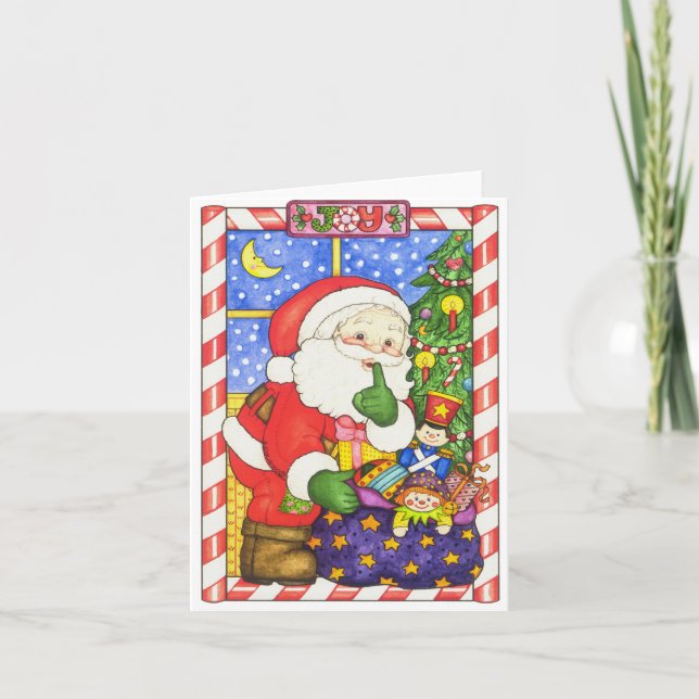 Carte Joyeux Noël Joie (Devant)