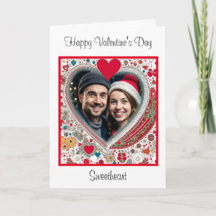 Carte Joyeux Noël ma chérie   Saint Valentin
