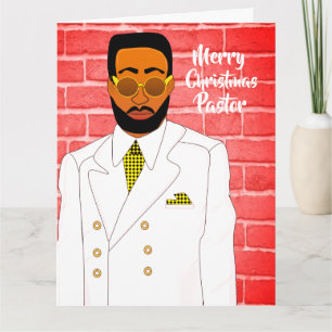 Carte Joyeux Noël masculin africain