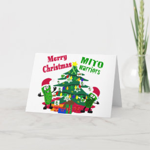 Carte Joyeux Noël Mito guerriers
