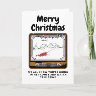 Carte Joyeux Noël Nous savons que vous regardez les vrai