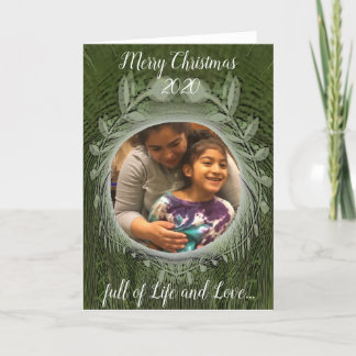 Carte Joyeux Noël...plein de vie et d'amour... Vacances