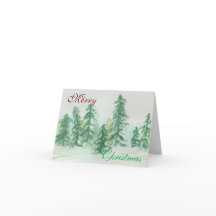 Carte Joyeux Noël pliée