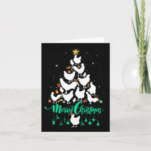 Carte Joyeux Noël Poulet de Noël Plaisir