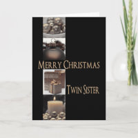 Carte Joyeux Noël Twin Sister