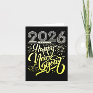 Carte Joyeux Nouvel An 2026 Fireworks Chargement Nouvel