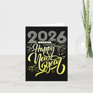 Carte Joyeux Nouvel An 2026 Fireworks Chargement Nouvel 